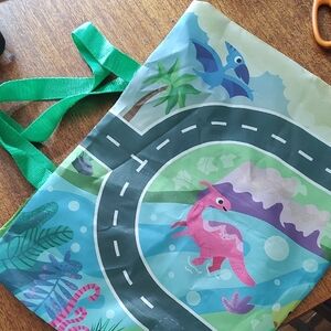 Dinosaur Adventure Kids Tote Bag - Play Mat